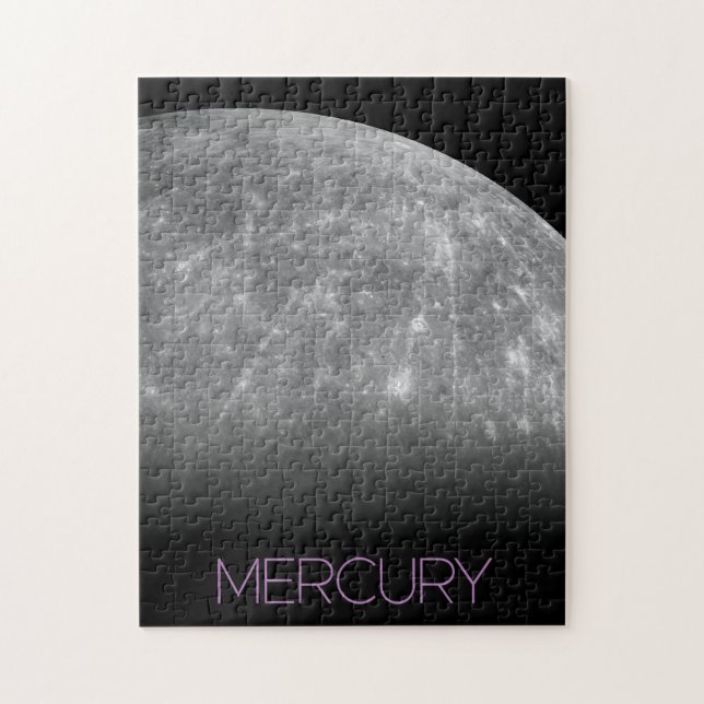Rymden, Galaxy, Solar System, Planet Mercury Pussel (Vertikal)