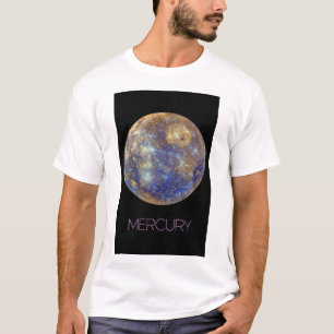 Rymden, Galaxy, Solar System, Planet Mercury T Shirt