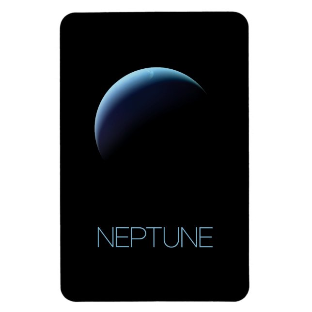 Rymden, Galaxy, Solar System, Planet Neptune Magnet (Vertikal)