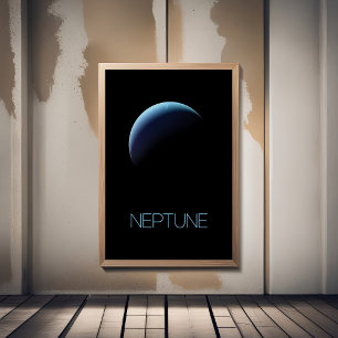 Rymden, Galaxy, Solar System, Planet Neptune Poster