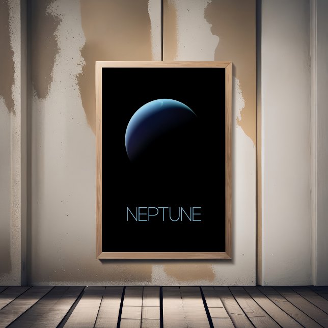 Rymden, Galaxy, Solar System, Planet Neptune Poster (Skapare uppladdad)