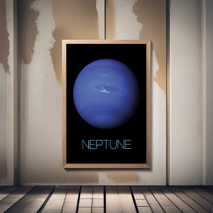 Rymden, Galaxy, Solar System, Planet Neptune Poster