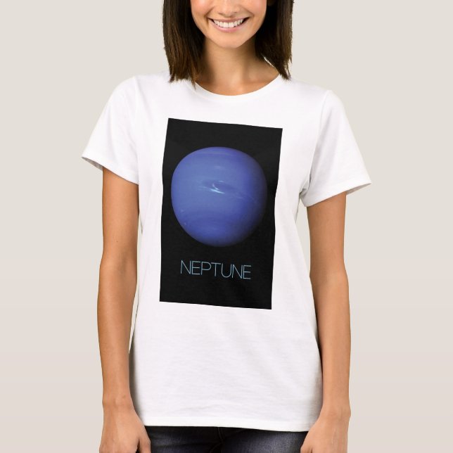 Rymden, Galaxy, Solar System, Planet Neptune T Shirt (Framsida)