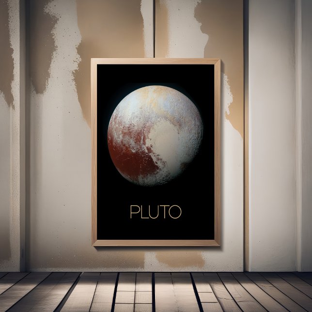 Rymden, Galaxy, Solar System, Planet Pluto Fototryck (Skapare uppladdad)