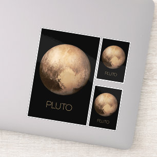 Rymden, Galaxy, Solar System, Planet Pluto Klistermärken