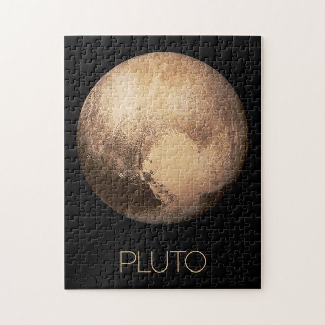 Rymden, Galaxy, Solar System, Planet Pluto Pussel (Vertikal)