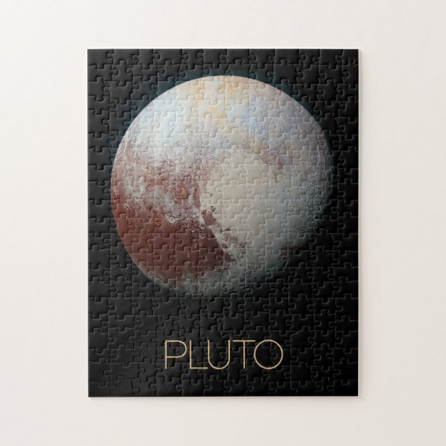 Rymden, Galaxy, Solar System, Planet Pluto Pussel (Vertikal)