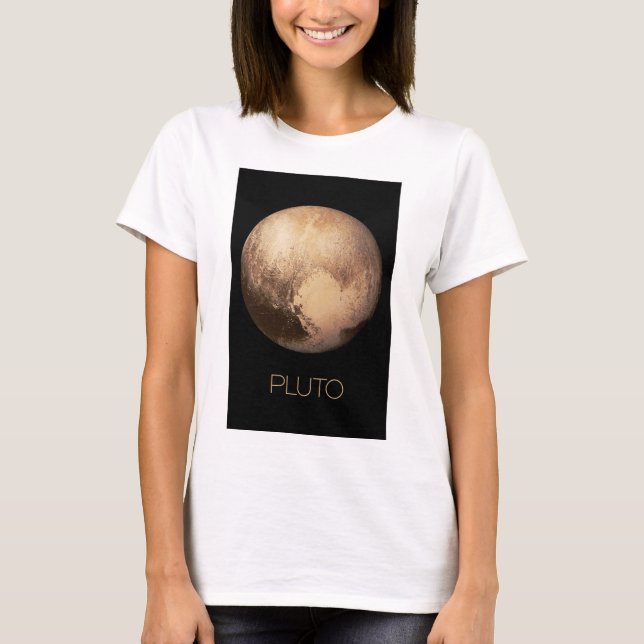 Rymden, Galaxy, Solar System, Planet Pluto T Shirt (Framsida)