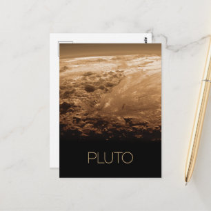 Rymden, Galaxy, Solar System, Planet Pluto Vykort