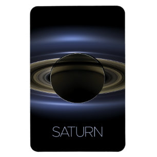 Rymden, Galaxy, Solar System, Planet Saturn Magnet