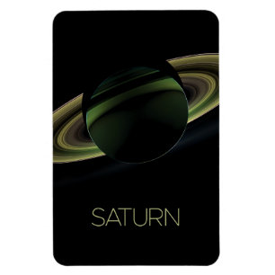 Rymden, Galaxy, Solar System, Planet Saturn Magnet