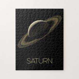Rymden, Galaxy, Solar System, Planet Saturn Pussel