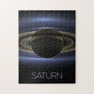 Rymden, Galaxy, Solar System, Planet Saturn Pussel