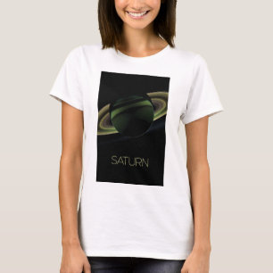 Rymden, Galaxy, Solar System, Planet Saturn T Shirt