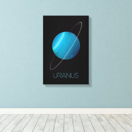 Rymden, Galaxy, Solar System, Planet Uranus Canvastryck