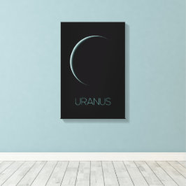 Rymden, Galaxy, Solar System, Planet Uranus Canvastryck