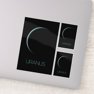 Rymden, Galaxy, Solar System, Planet Uranus Klistermärken