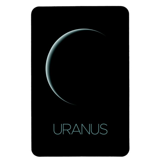 Rymden, Galaxy, Solar System, Planet Uranus Magnet (Vertikal)