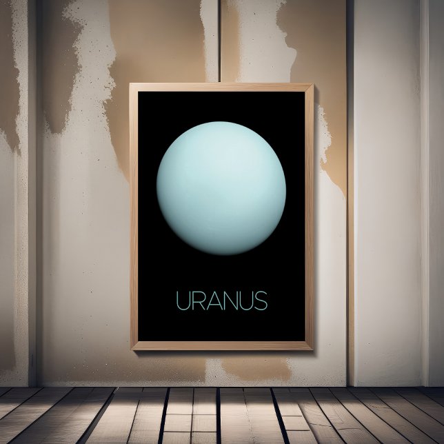 Rymden, Galaxy, Solar System, Planet Uranus Poster (Skapare uppladdad)