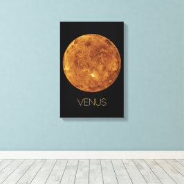 Rymden, Galaxy, Solar System, Planet Venus Canvastryck
