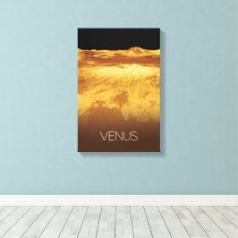 Rymden, Galaxy, Solar System, Planet Venus Canvastryck