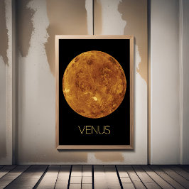 Rymden, Galaxy, Solar System, Planet Venus Fototryck