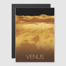 Rymden, Galaxy, Solar System, Planet Venus Magnetisk Inbjudningskort