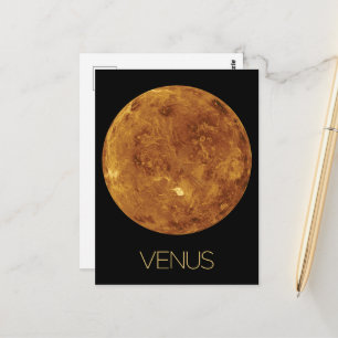 Rymden, Galaxy, Solar System, Planet Venus Vykort
