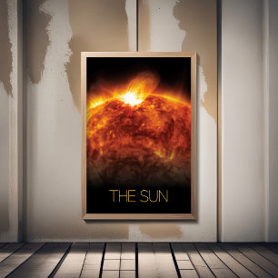 Rymden, Galaxy, Solar System, Stars, Sol Fototryck