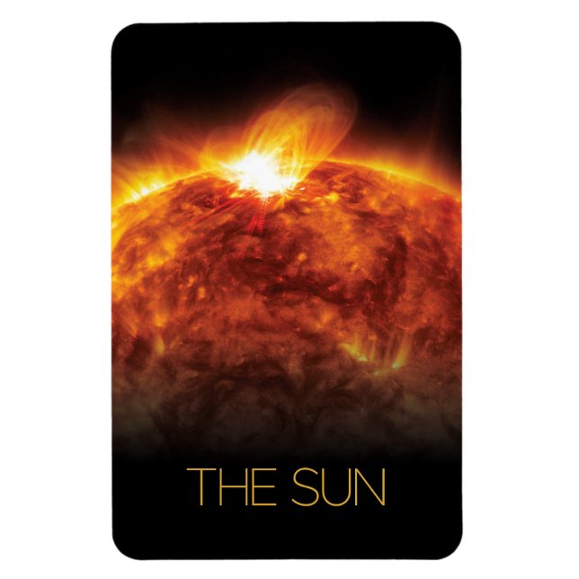 Rymden, Galaxy, Solar System, Stars, Sol Magnet (Vertikal)