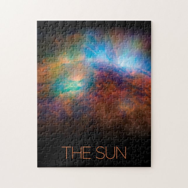 Rymden, Galaxy, Solar System, Stars, Sol Pussel (Vertikal)