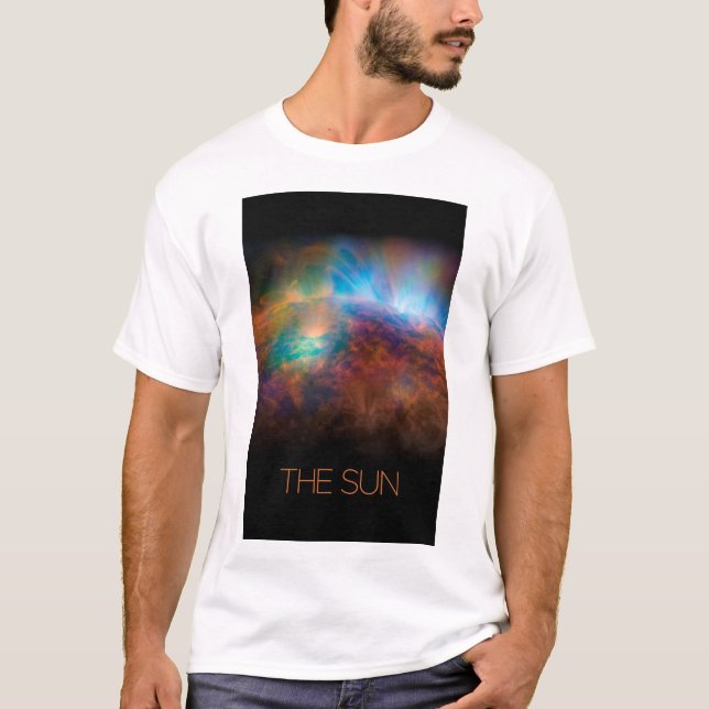 Rymden, Galaxy, Solar System, Stars, Sol T Shirt (Framsida)