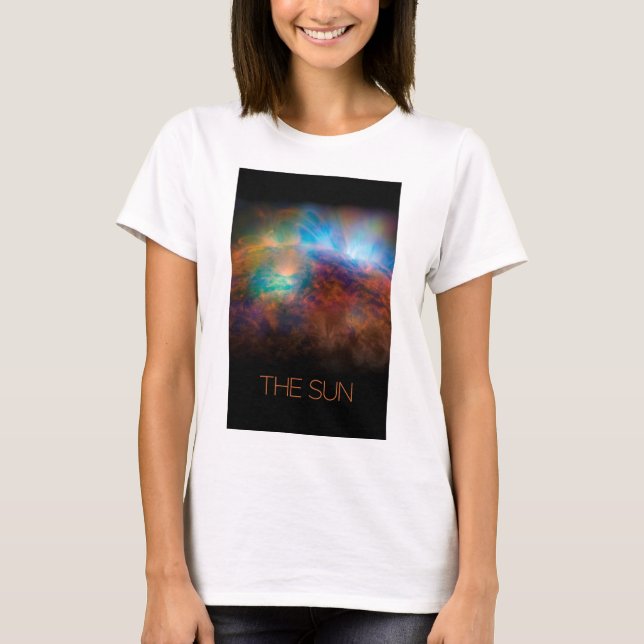 Rymden, Galaxy, Solar System, Stars, Sol T Shirt (Framsida)