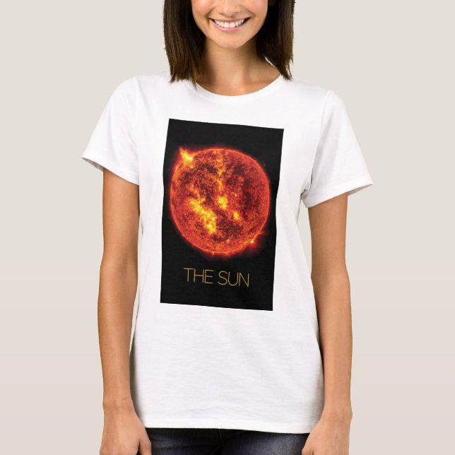 Rymden, Galaxy, Solar System, Stars, Sol T Shirt (Framsida)