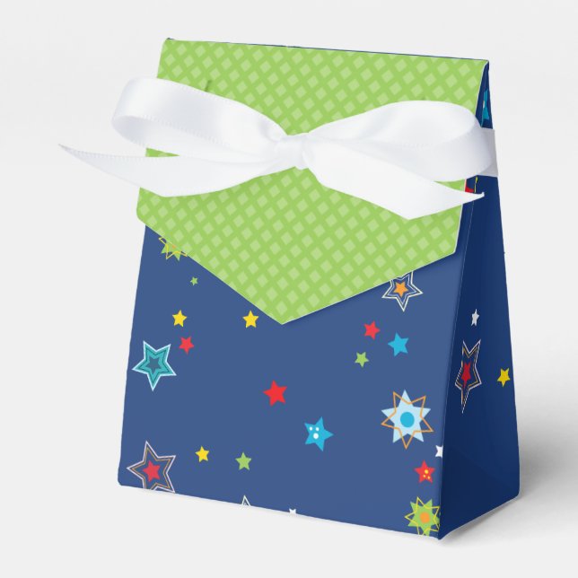 Rymden Galaxy Stars Favor Gift Boxes Presentaskar (Framsidan Sidan)