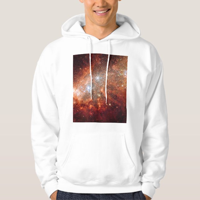 Rymden Galaxy Stars Universe Cosmic Hoodie (Framsida)