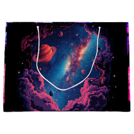 Rymden Gift Bag Celestial Galaxy Stars