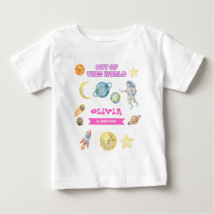 Rymden Girls Birthday T Shirt