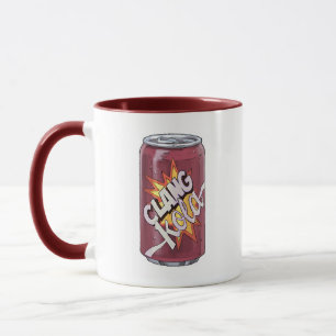 Rymden Ingenjör Two-Tone Mugg Stil Clang Kola