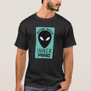 Rymden Inner Mind, utomjordisk Alien T Shirt