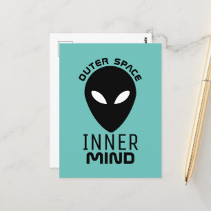 Rymden Inner Mind, utomjordisk Alien Vykort