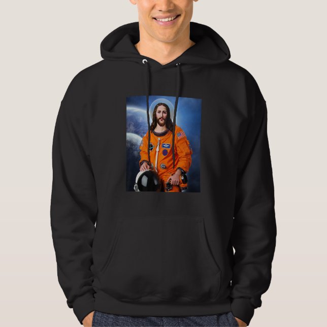 Rymden, Jesus astronaut, Ateist, Ateism, vetenskap Hoodie (Framsida)