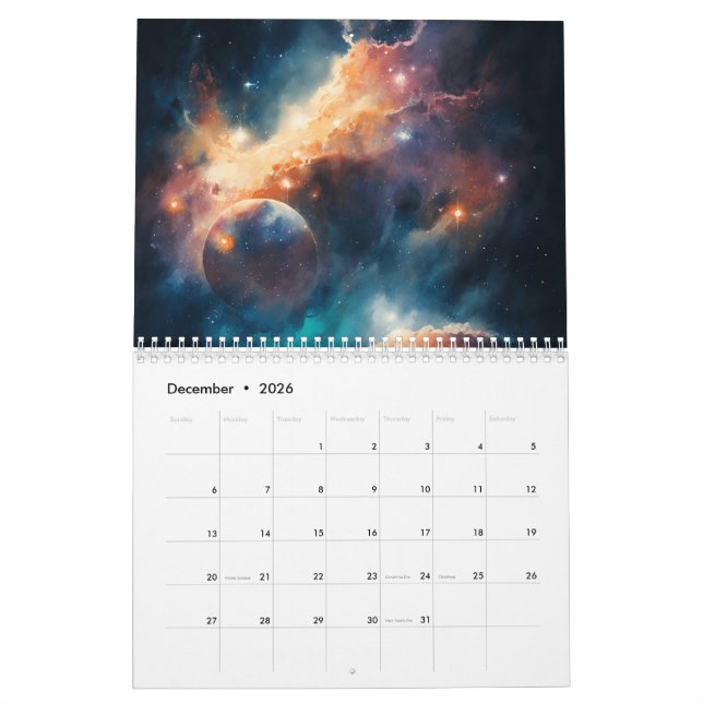 Rymden Kalender (Dec 2026)