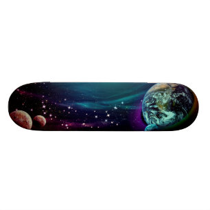 Rymden Mini Skateboard Bräda 18,5 Cm
