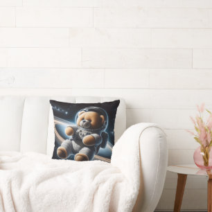 Rymden Nalle Astronaut Kudde