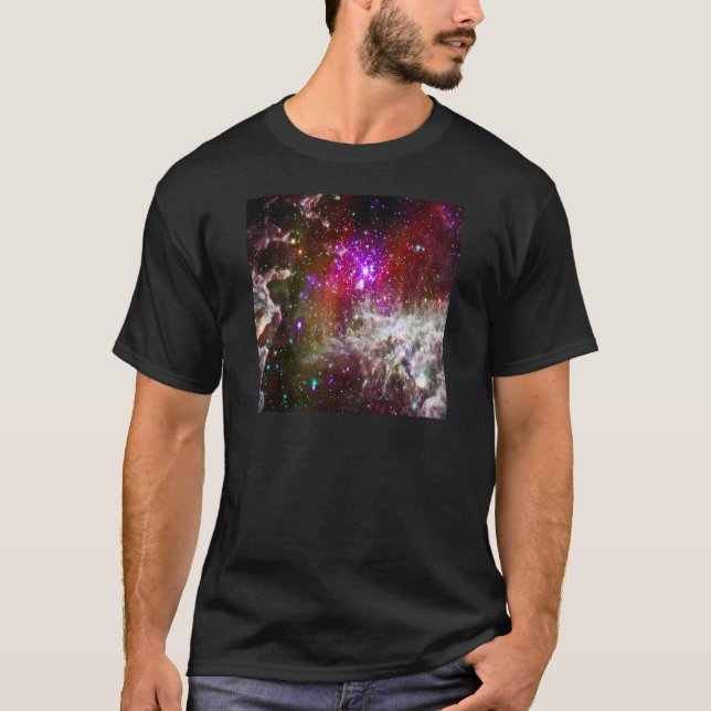 Rymden - Pacman-nebulosan Tee Shirt (Framsida)