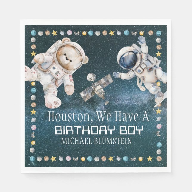 Rymden Pappra blöjor Pappersservett (Framsidan)