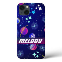 rymden-planeterna - färgstarka stjärnor mönster