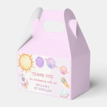 Rymden Planets Boy Galaxy Första Resa-födelsedagen