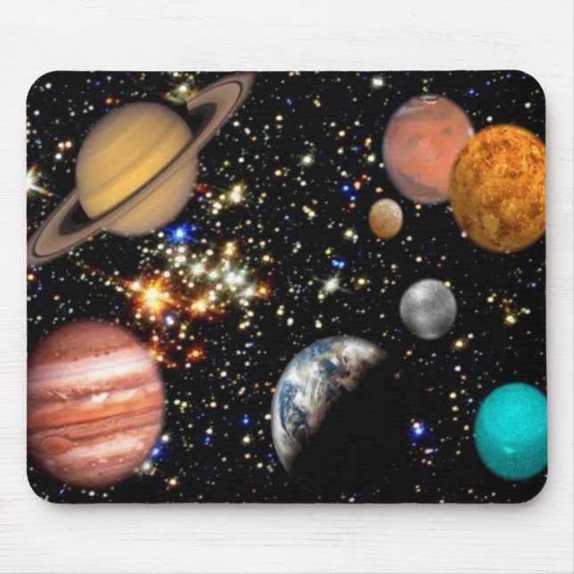 Rymden planets galaxi musmatta (Framsidan)